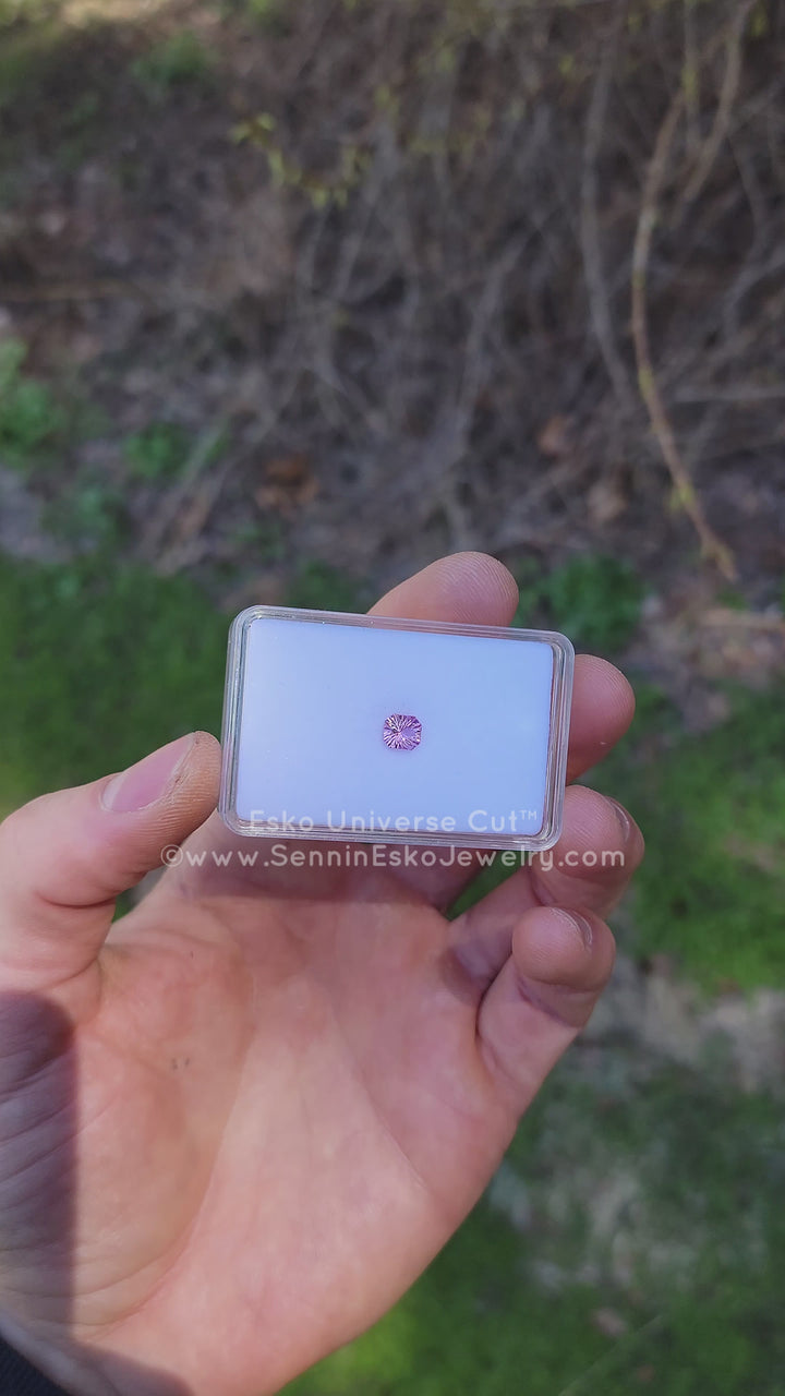 1.1 Carat Pink Tourmaline Octagon - 6.2x5.7mm - Esko Universe Cut ™