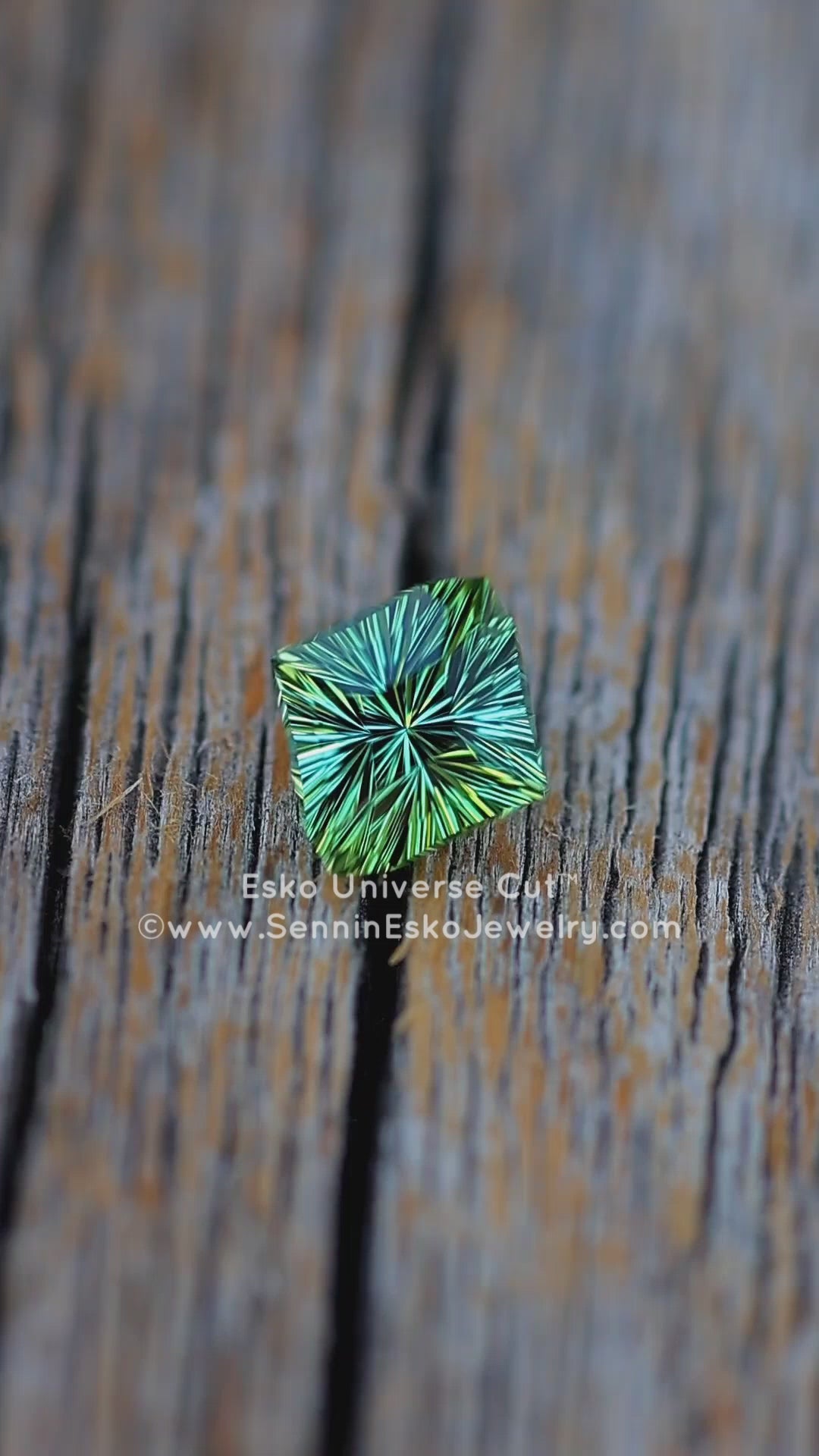 1.3 carat Mint/Olive Green Tourmaline Octagon - 8x7.3mm - Esko Universe Cut ™