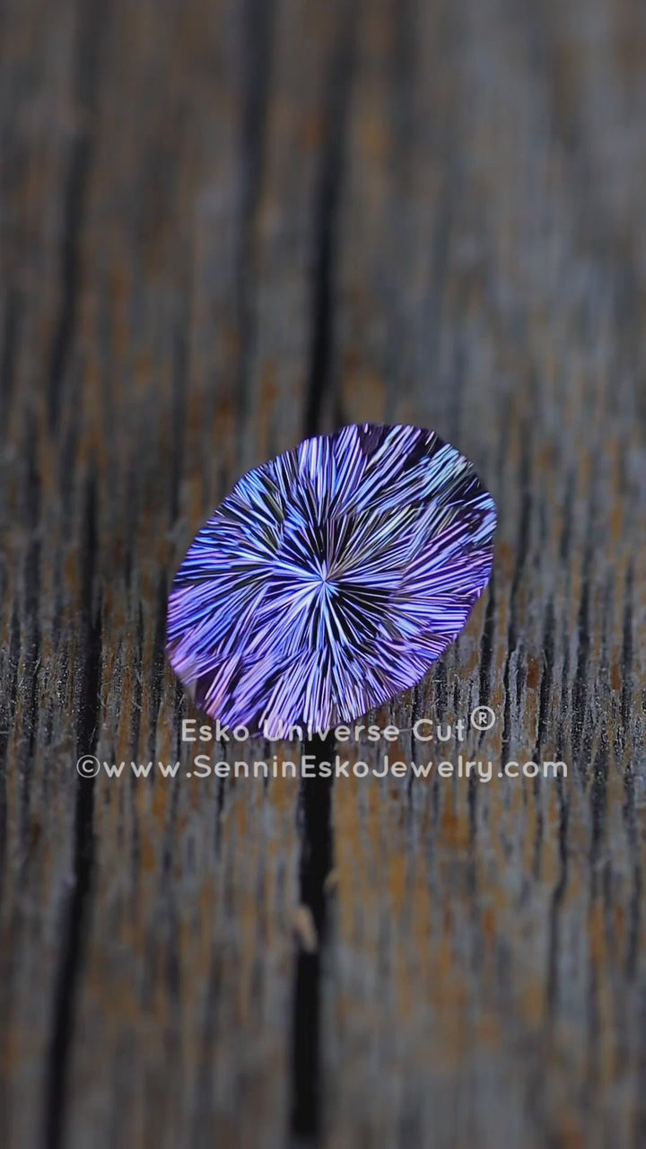 5.79 Carat Tanzanite Oval - 12.6x9.3mm - Esko Universe Cut ®