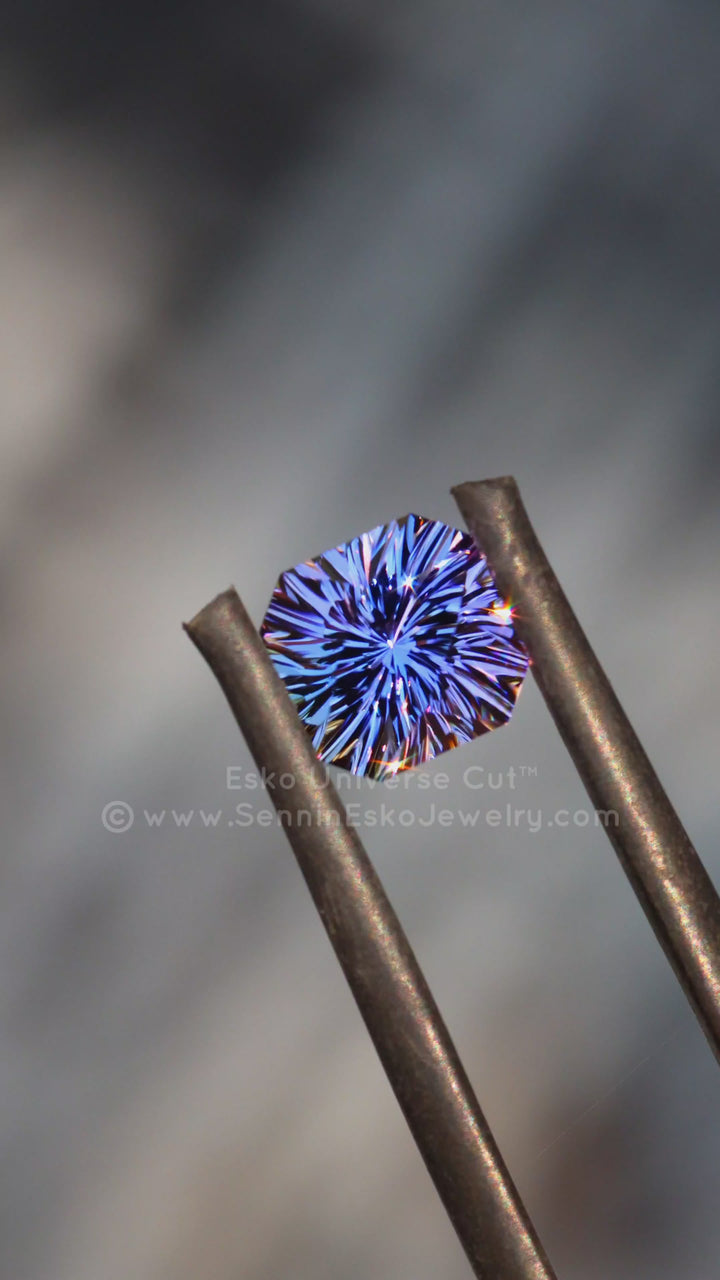 1.5 Carat Lilac Tanzanite Square Octagon - 6.7x7.8mm - Esko Universe Cut ™
