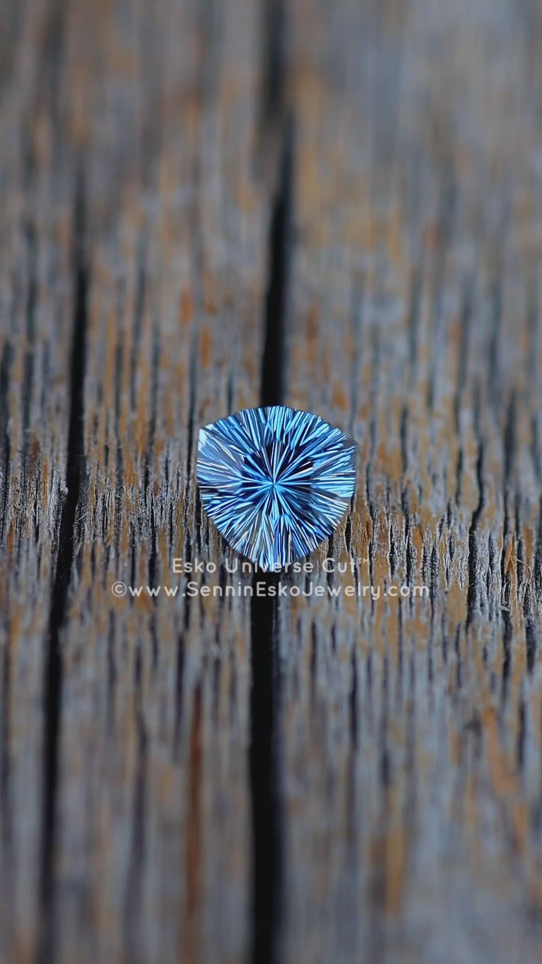 1.2 Carat Violet Sapphire Trillion - 6.6x6.5mm - Esko Universe Cut ™