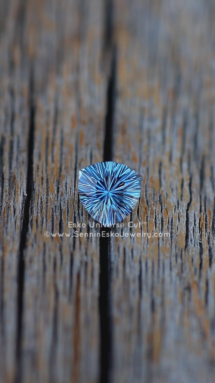 1.2 Carat Violet Sapphire Trillion - 6.6x6.5mm - Esko Universe Cut ™