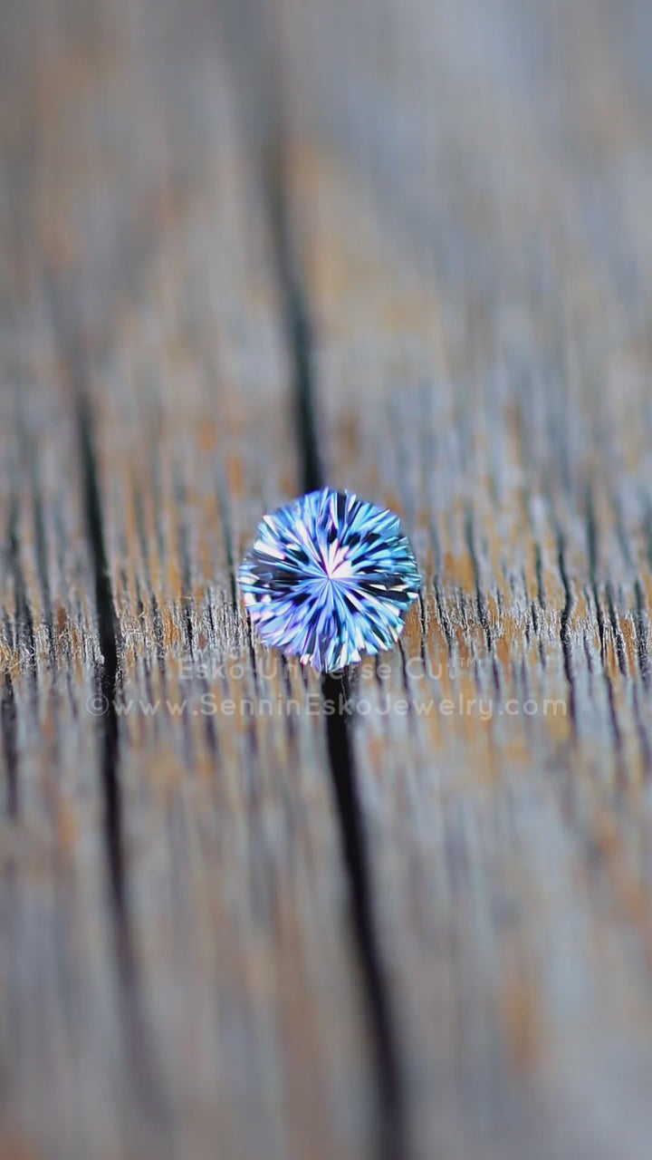 1 Carat Periwinkle/Lavender Tanzanite Octagon - 5.9x6.4mm - Esko Universe Cut ™
