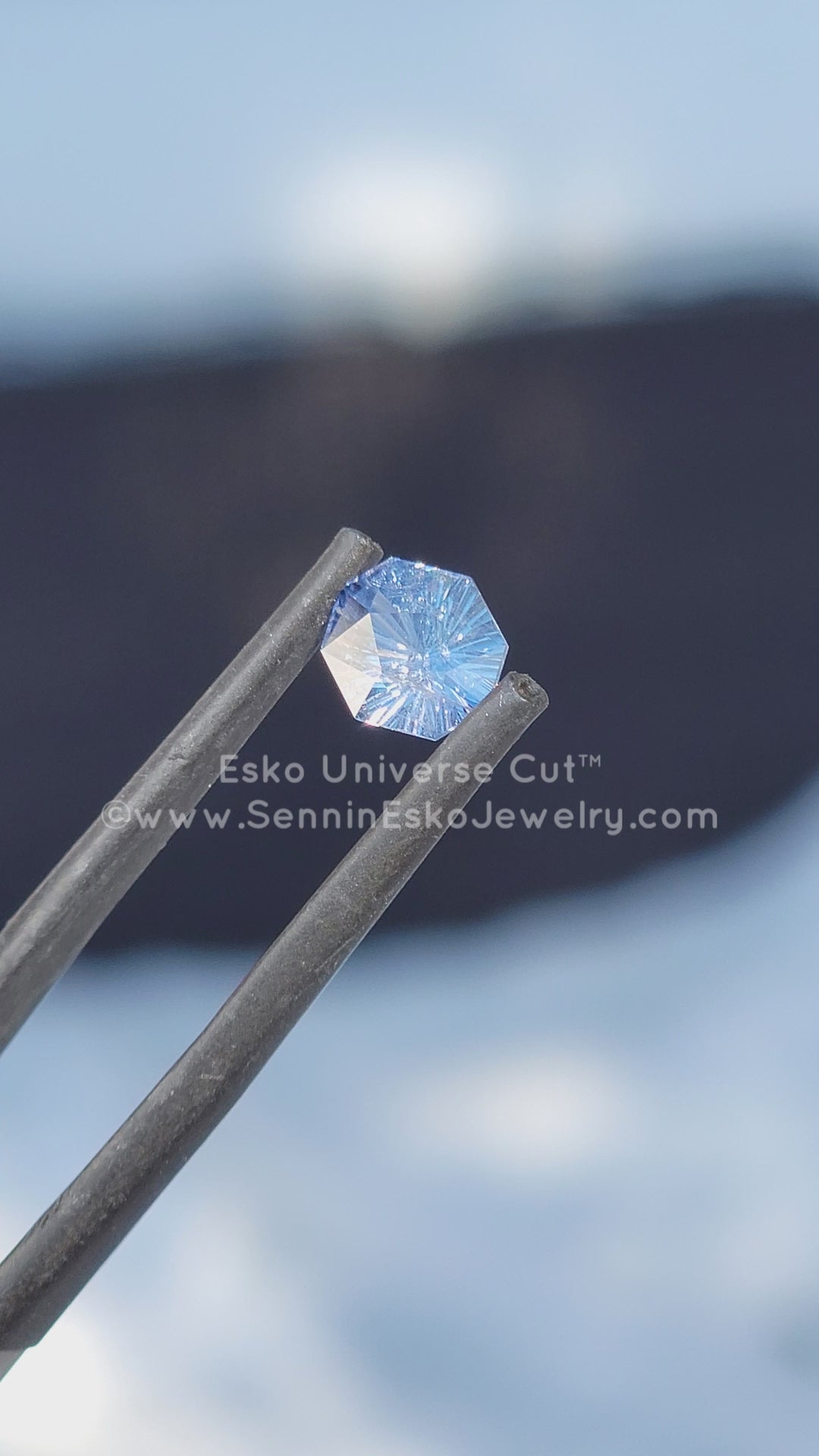 1.3 Carat Violet Sapphire Octagon - 7.4x6.6mm - Esko Universe Cut ™