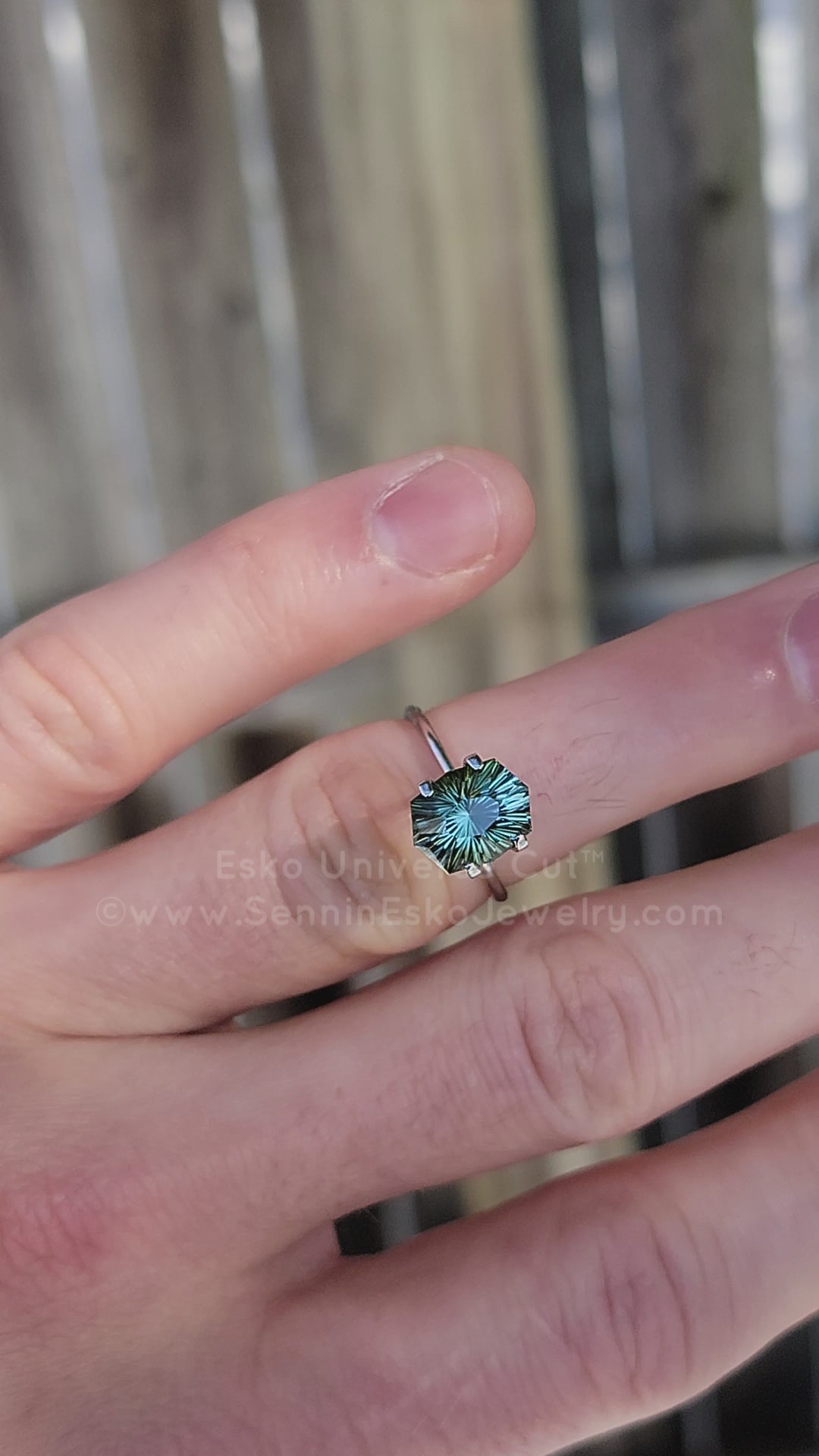 3.9 Carat Spring Green Tourmaline Octagon - 10.6x8.3mm - Esko Universe Cut ™