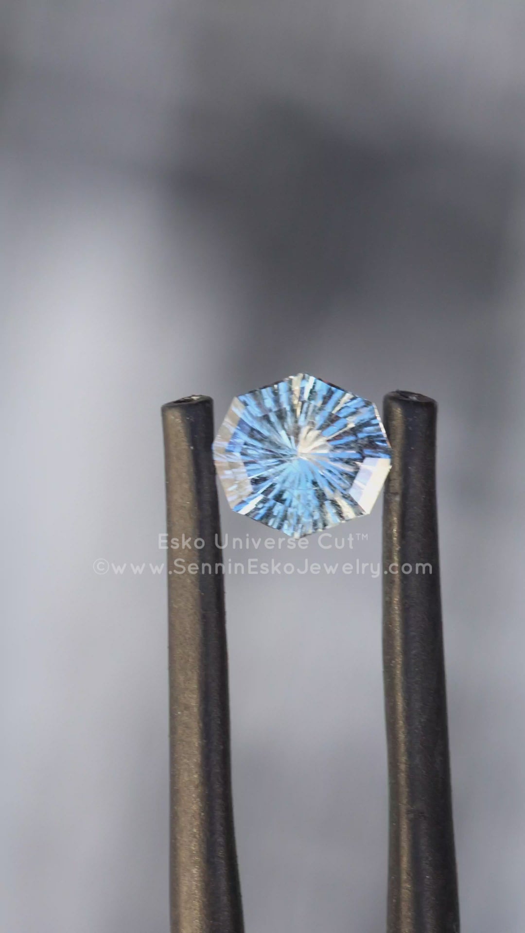 0.9 Carat Periwinkle Sapphire Octagon - 6.4x5.9mm - Esko Universe Cut ™