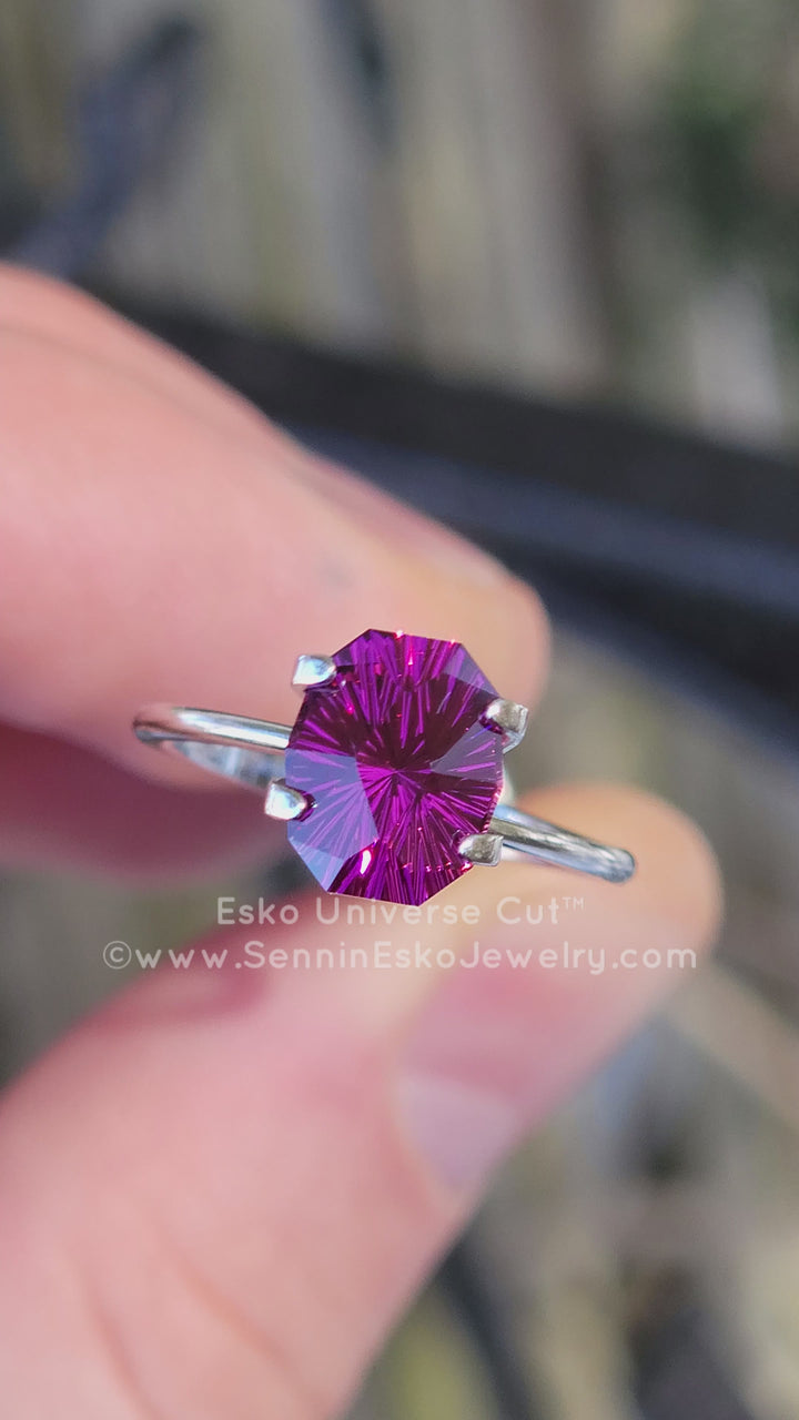 3.3 Carat Garnet Octagonal Cushion - 9.1x7.6mm - Esko Universe Cut ™