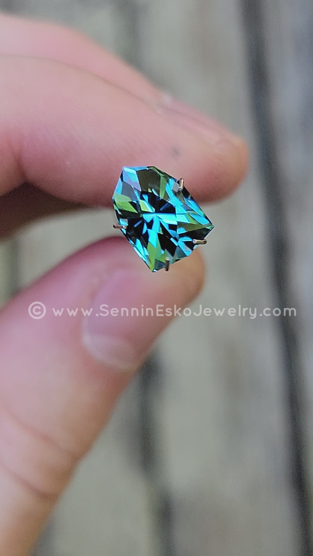 4 Carat London Blue Topaz Shield - 11.2x7.9mm