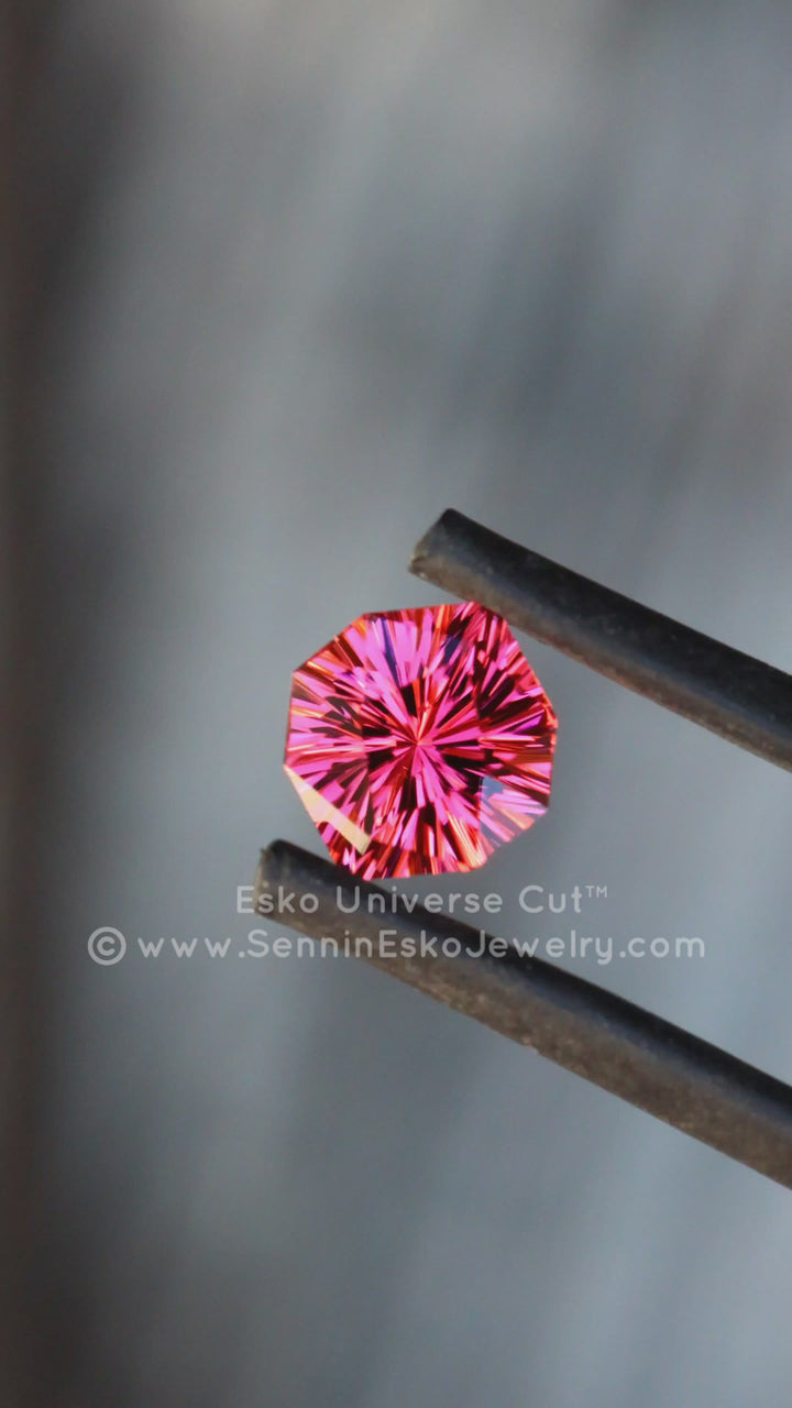 1.1 Carat Pink Toumaline Octagon - 7.5x6.9mm - Esko Universe Cut ™