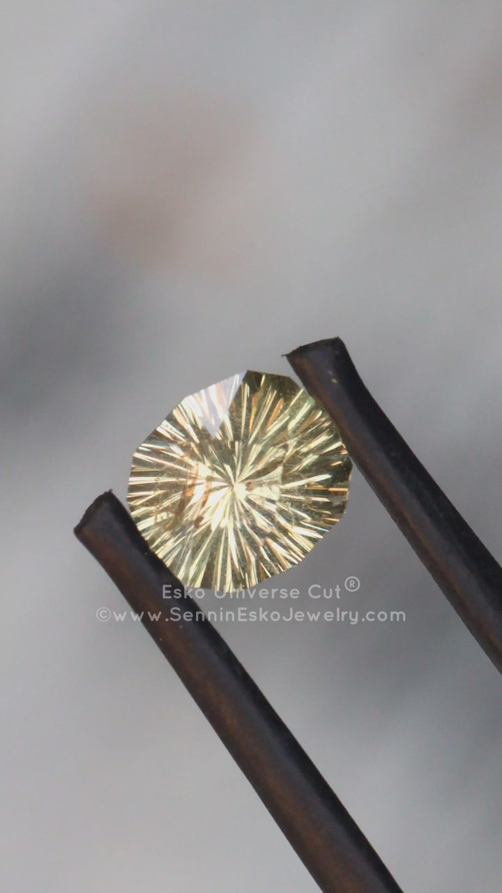 1.6 Carat Champagne Sapphire Cushion - 7.3x6.4mm - Esko Universe Cut ®