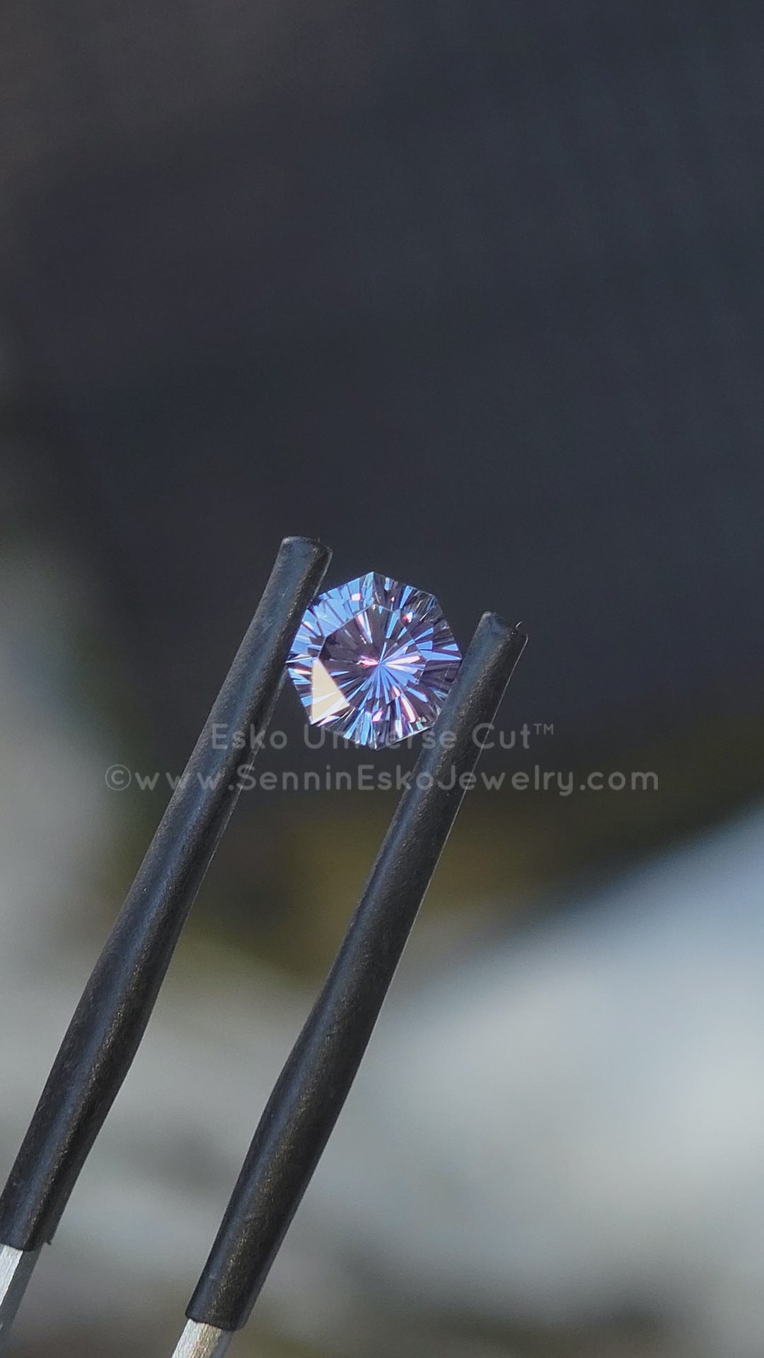 1 Carat Periwinkle/Lavender Tanzanite Octagon - 5.9x6.4mm - Esko Universe Cut ™