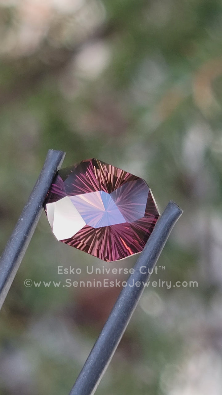 5.8 Carat Rubellite Tourmaline Rectangular Octagon - 11.9x9.4mm - Esko Universe Cut ™