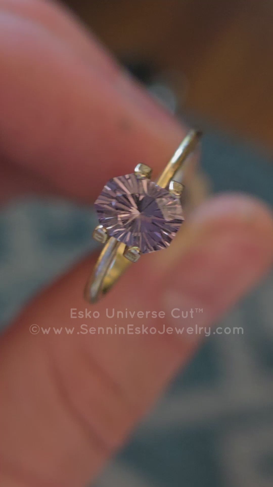 1.5 Carat Lilac Blue Sapphire Octagon - 7.2x5.7mm - Esko Universe Cut ™