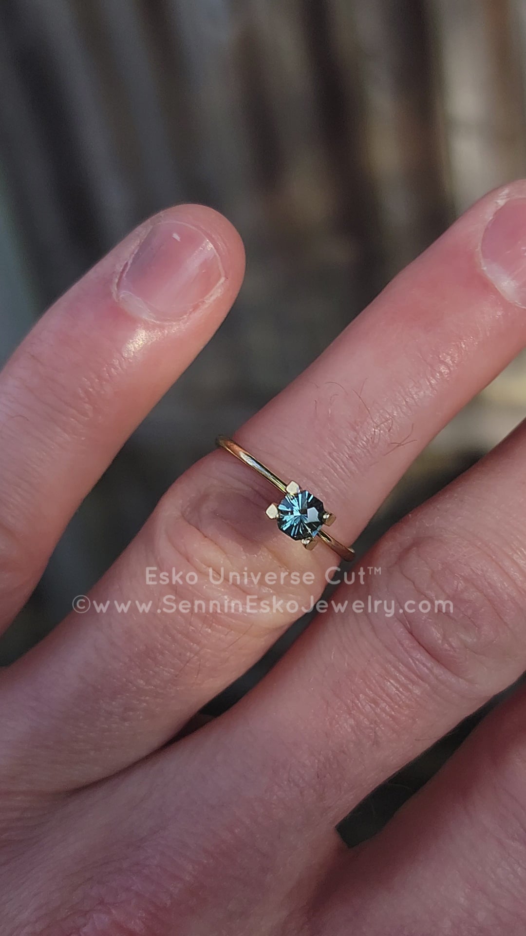 0.57 Carat Parti Sapphire Octagon - 4.8x5mm - Esko Universe Cut ™