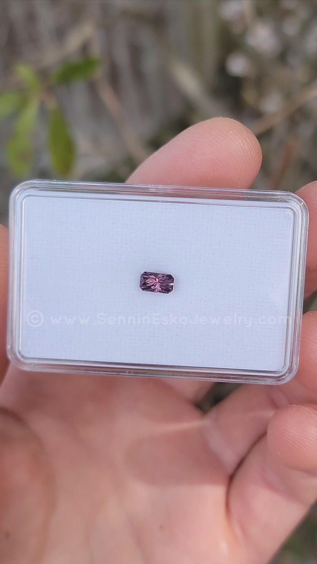 0.89 Carat Soft Purple Spinel Octagon  -  6.5x3.7mm - Esko Universe Cut ™