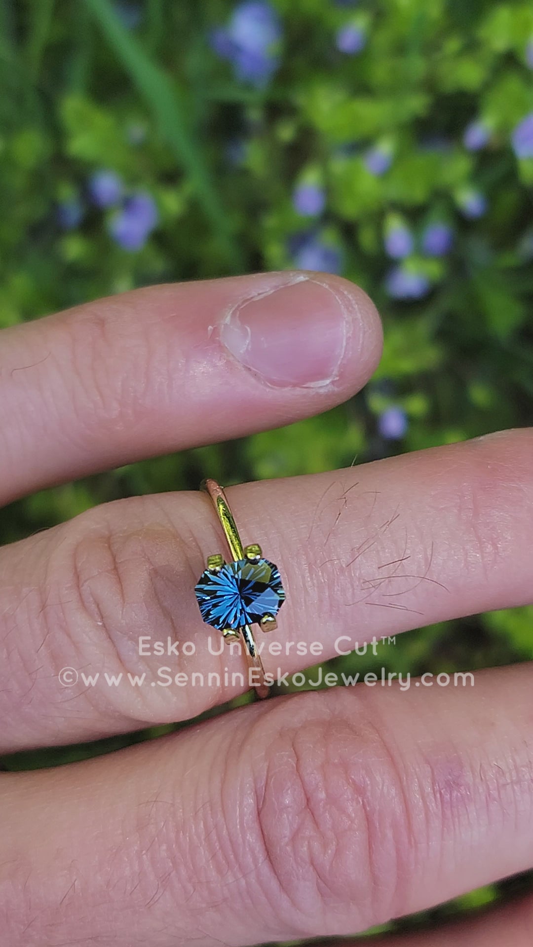 1.2 Carat Sultry Blue Sapphire Octagon - 6.8x5.2mm - Esko Universe Cut ™
