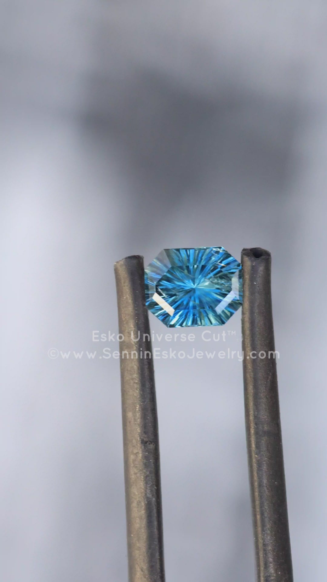 0.74 Carat Sleepy Blue Sapphire Octagon - 5.5x4.4mm - Esko Universe Cut ™