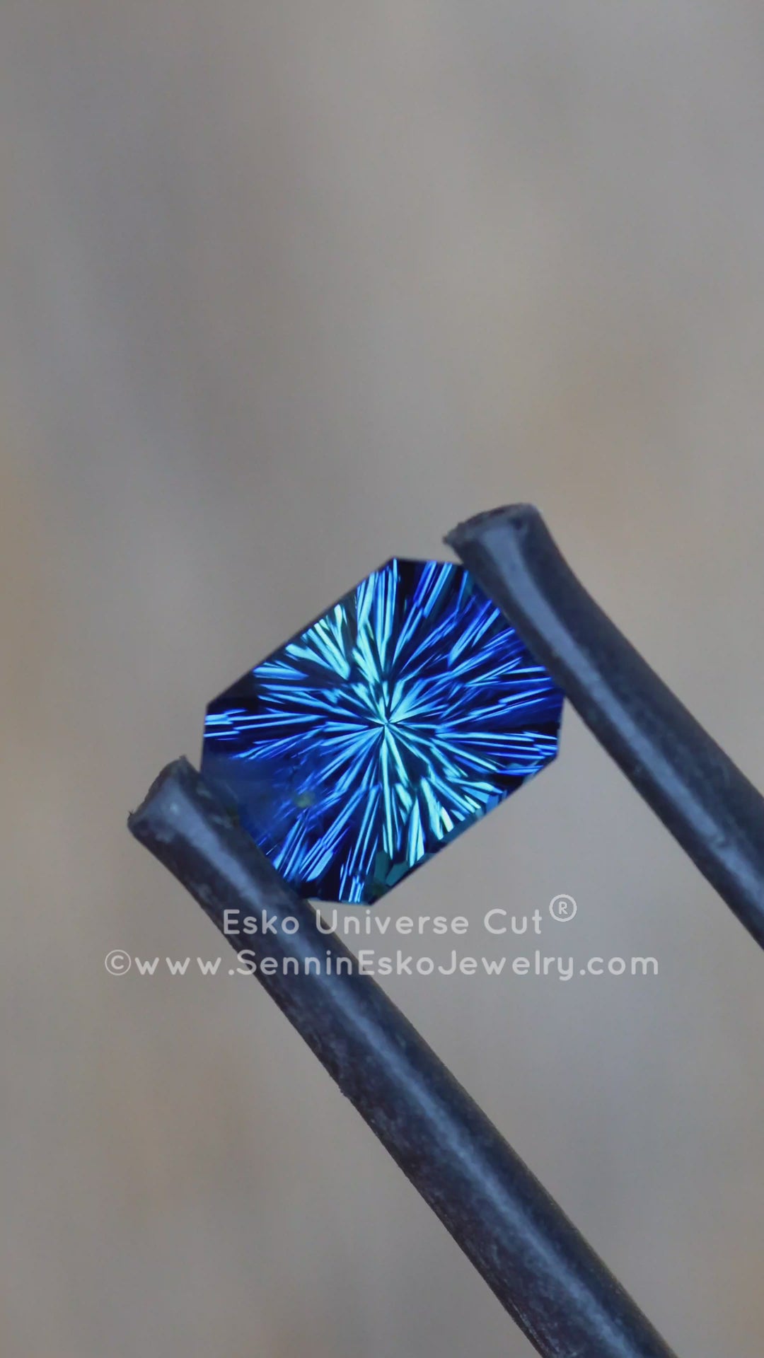 1.44 Carat Sultry Parti Sapphire Octagon - 6.7x5.1mm - Esko Universe Cut ®