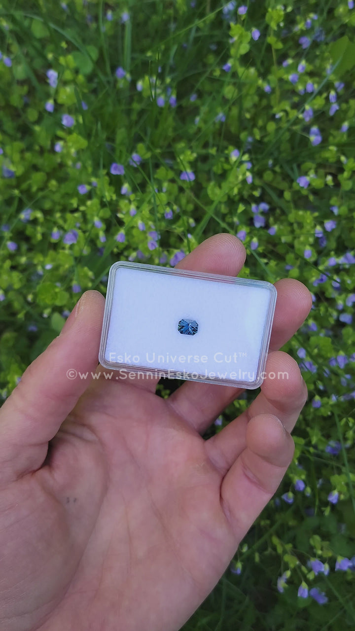 1.2 Carat Sultry Blue Sapphire Octagon - 6.8x5.2mm - Esko Universe Cut ™
