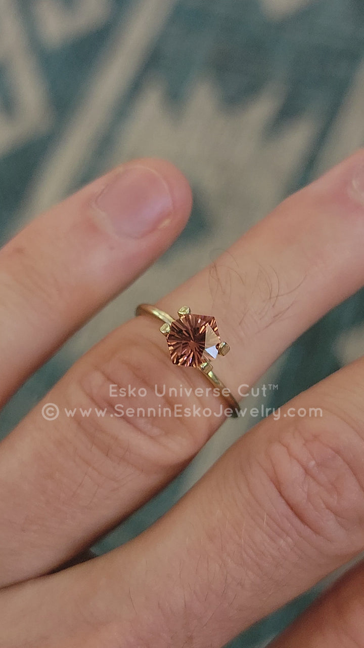 1.1 Carat Pink Toumaline Octagon - 7.5x6.9mm - Esko Universe Cut ™