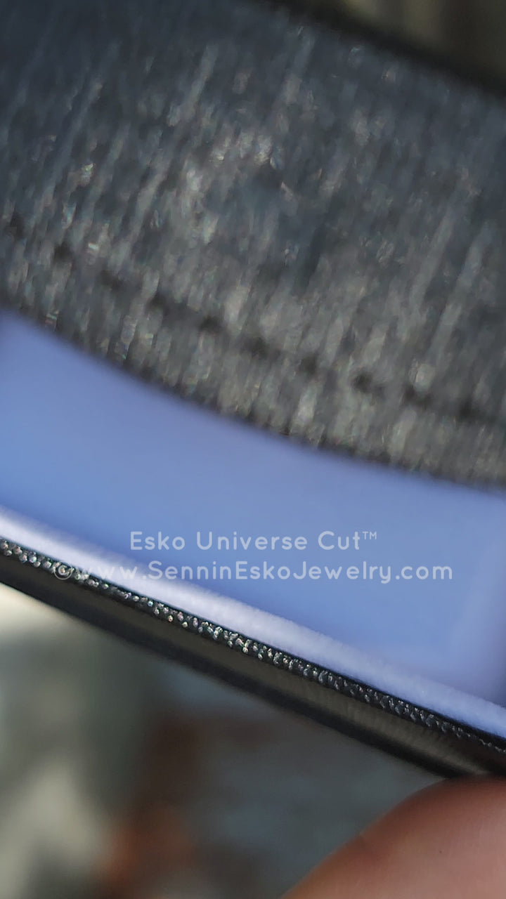 READY TO SHIP 1.5 Carat Violet Sapphire Octagon Rose Gold Ring - Size 6.5
