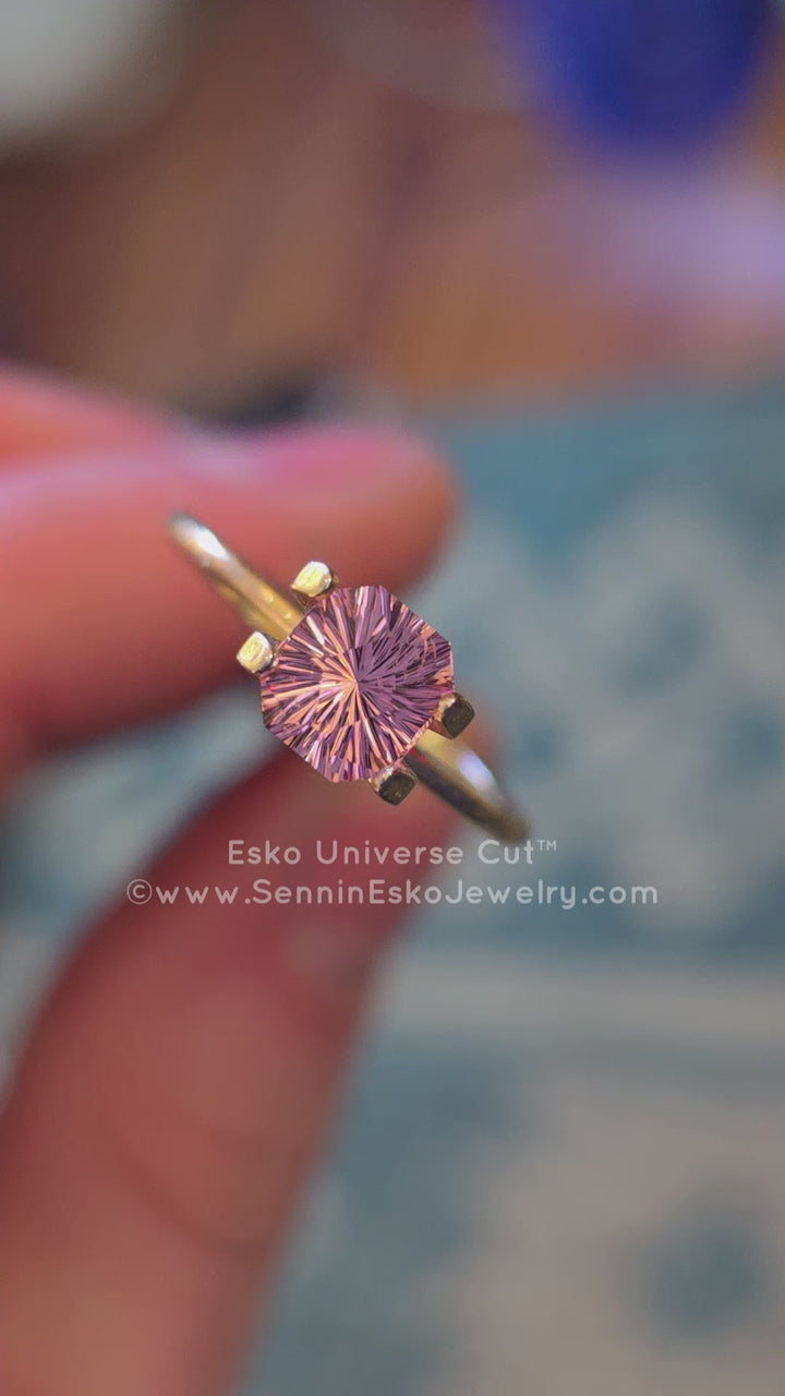 1.1 Carat Pink Tourmaline Octagon - 6.2x5.7mm - Esko Universe Cut ™