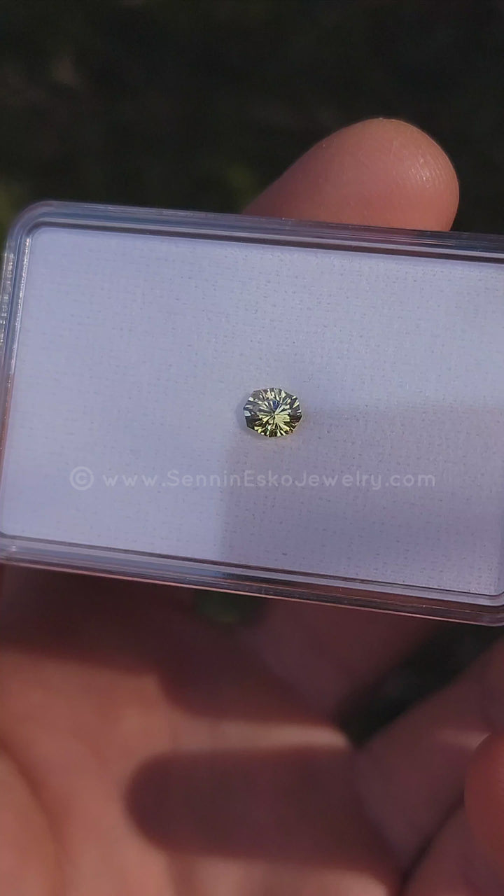 0.71 Carat Canary Yellow Sapphire - 5.8x4.9mm - Esko Universe Cut ™