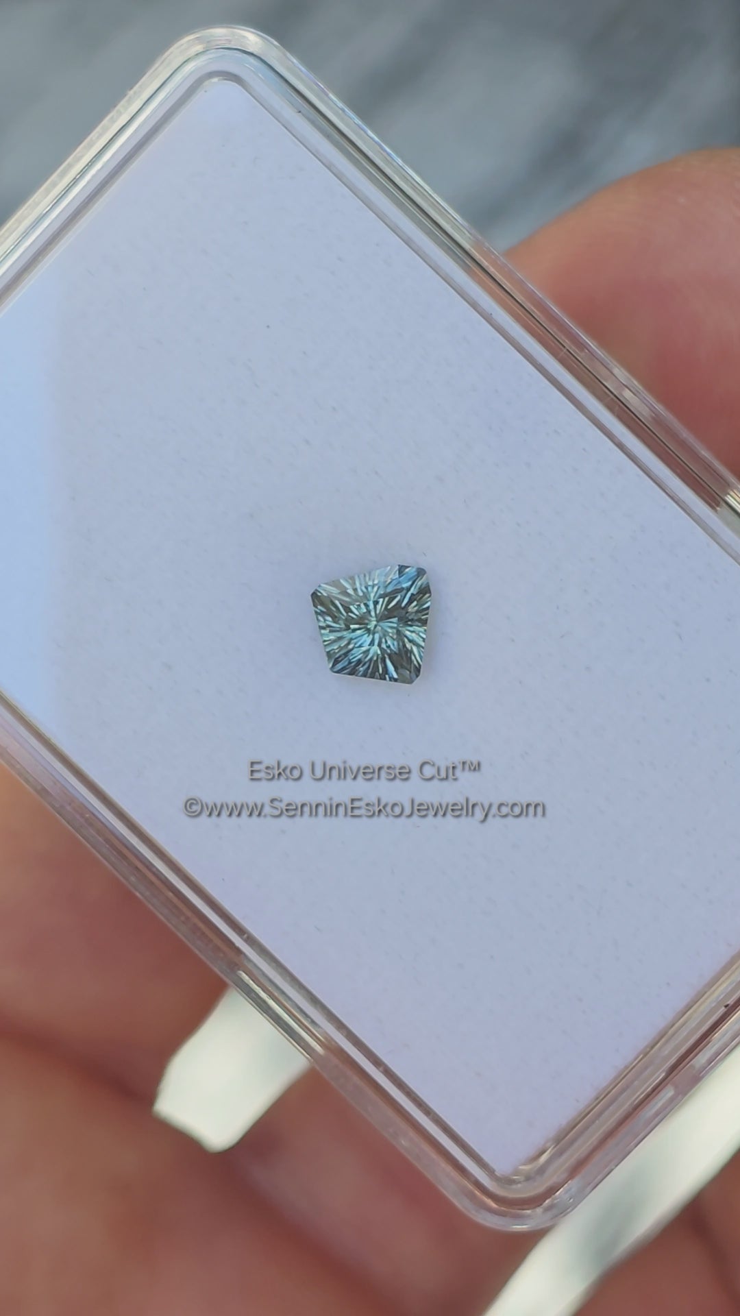 1.4 Carat Lagoon Sapphire Kite - 7.1x7mm - Esko Universe Cut ™