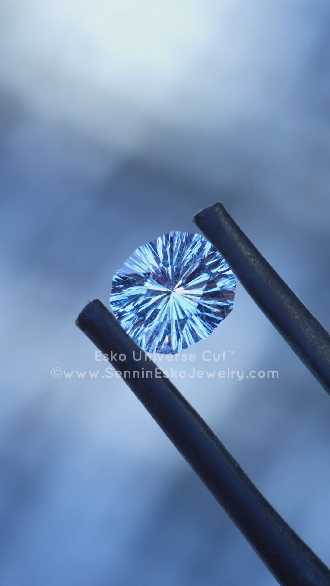 1.3 Carat Periwinkle Sapphire Cushion - 6.7x6.1mm - Esko Universe Cut ™