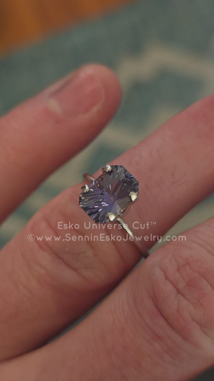 2.94 Carat Indigo Tanzanite Octagon - 9.3x6.2mm - Esko Universe Cut ™