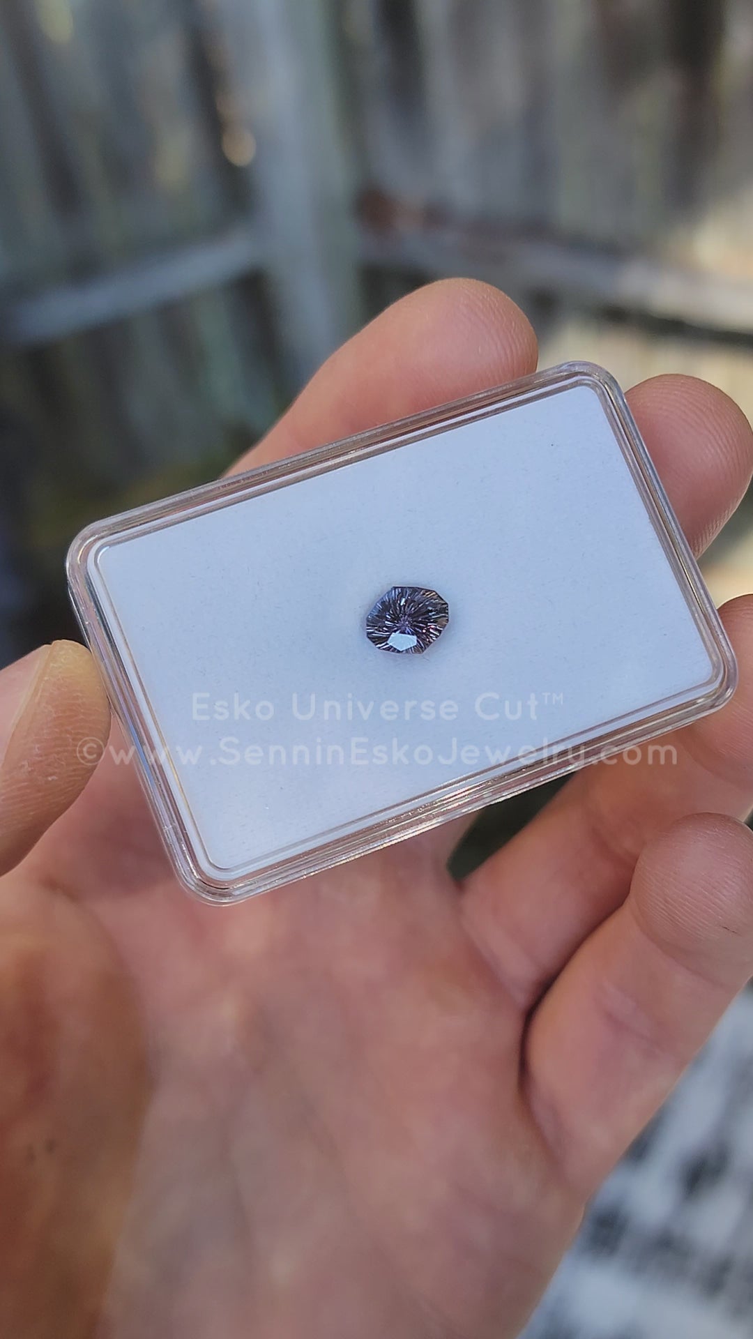1.81 Carat Color Shifitng Purple/Blue Sapphire Do-Decagon - 8.5x7mm - Esko Universe Cut ™