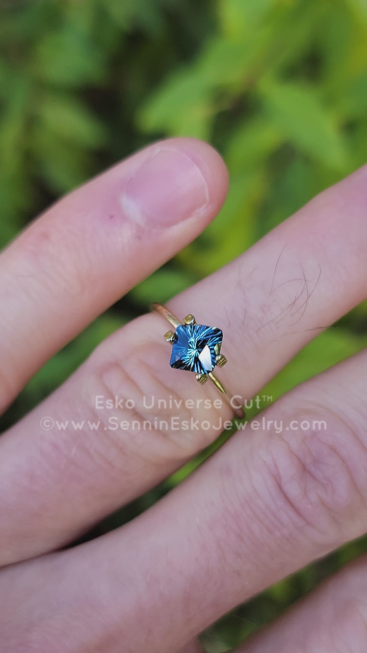 1.2 Carat Parti Sapphire Kite - 7.5x6.8mm - Esko Universe Cut ™