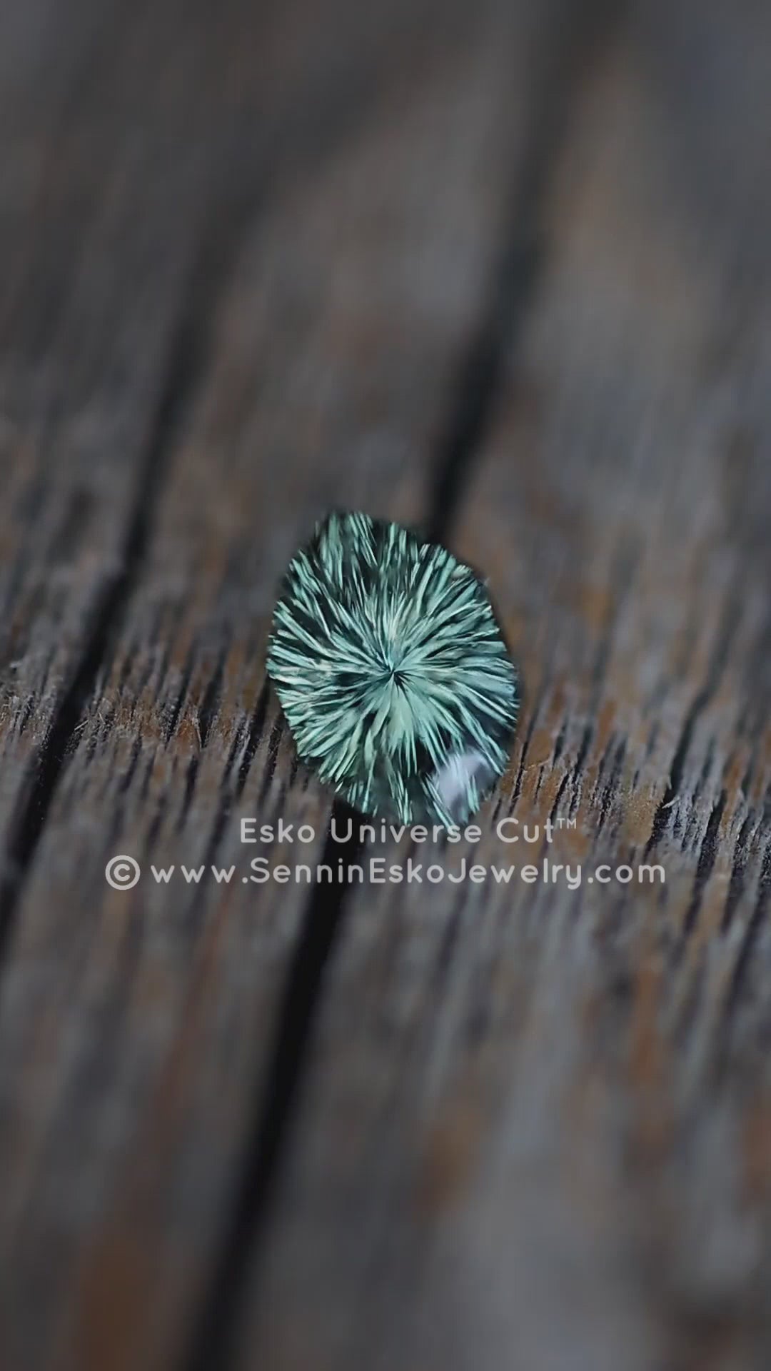 2.22 Carat Steely Green Sapphire Marquise Hexagon - 9.4x6.3mm - Esko Universe Cut ™