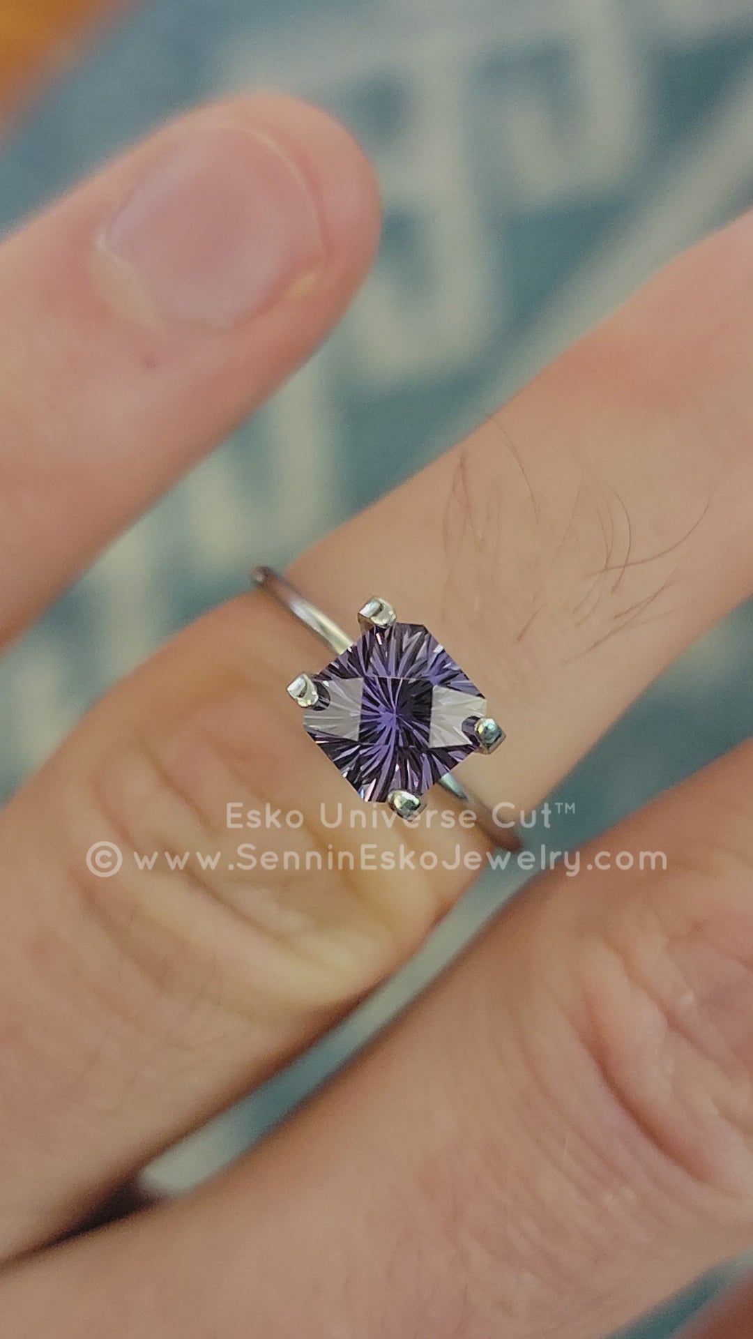 1.5 Carat Lilac Tanzanite Square Octagon - 6.7x7.8mm - Esko Universe Cut ™