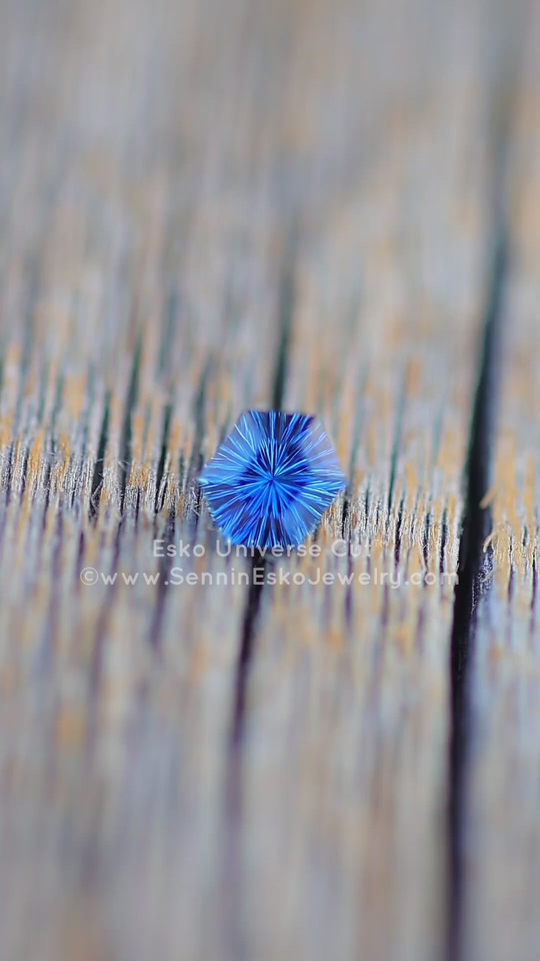 0.7 Carat Blue Sapphire Hexagon - 5.9x4.6mm - Esko Universe Cut ™