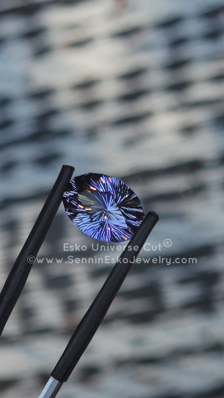 5.79 Carat Tanzanite Oval - 12.6x9.3mm - Esko Universe Cut ®