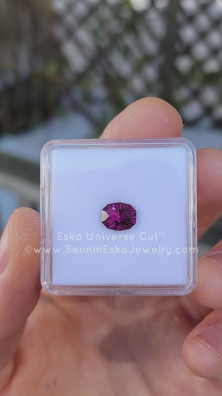 3.3 Carat Garnet Octagonal Cushion - 9.1x7.6mm - Esko Universe Cut ™