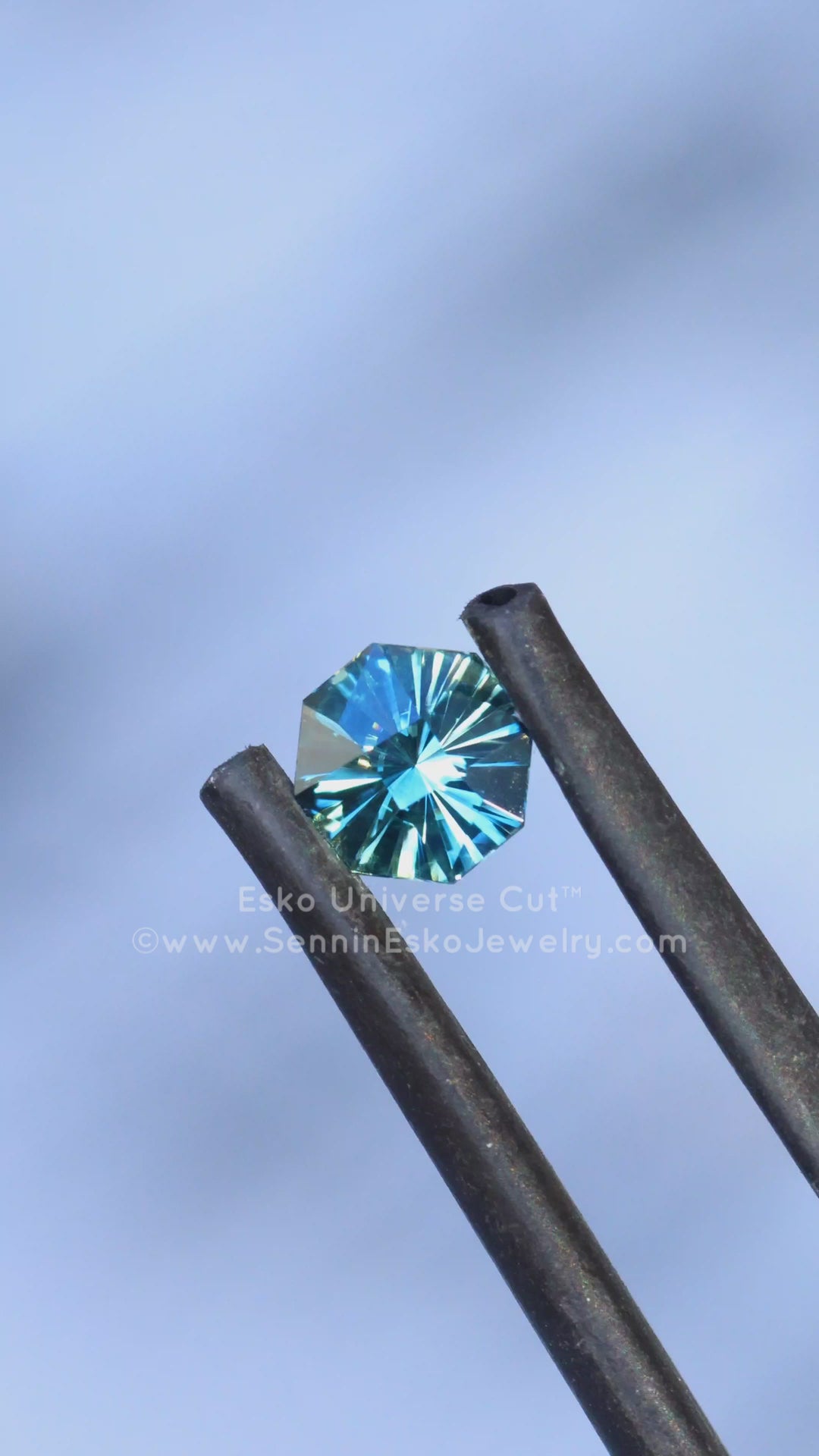 0.57 Carat Parti Sapphire Octagon - 4.8x5mm - Esko Universe Cut ™