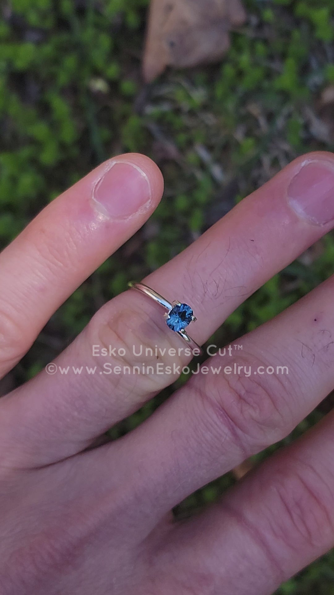 1.1 Carat Violet/Purple Sapphire Oval - 6.8x5.4mm - Esko Universe Cut ™