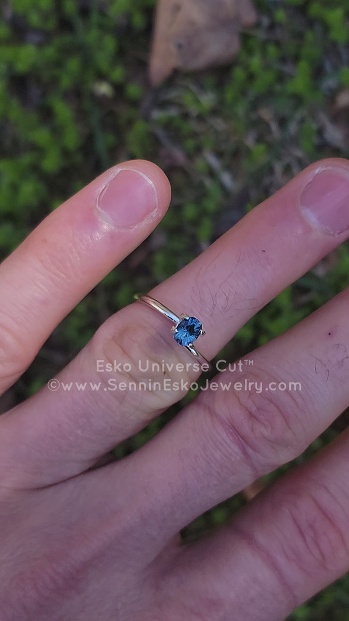 1.1 Carat Violet/Purple Sapphire Oval - 6.8x5.4mm - Esko Universe Cut ™