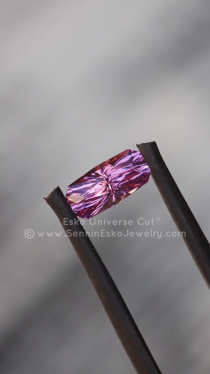 1.2 Carat Purple Sapphire Octgagon - 8.5x4.2mm - Esko Universe Cut ™
