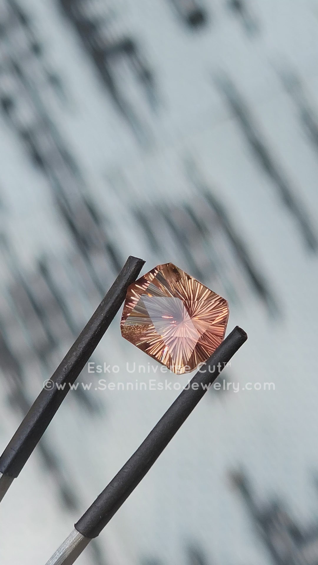 5.6 Carat Orange Oregon Sunstone Hexagonal Cushion - 13x9.8mm - Esko Universe Cut ™