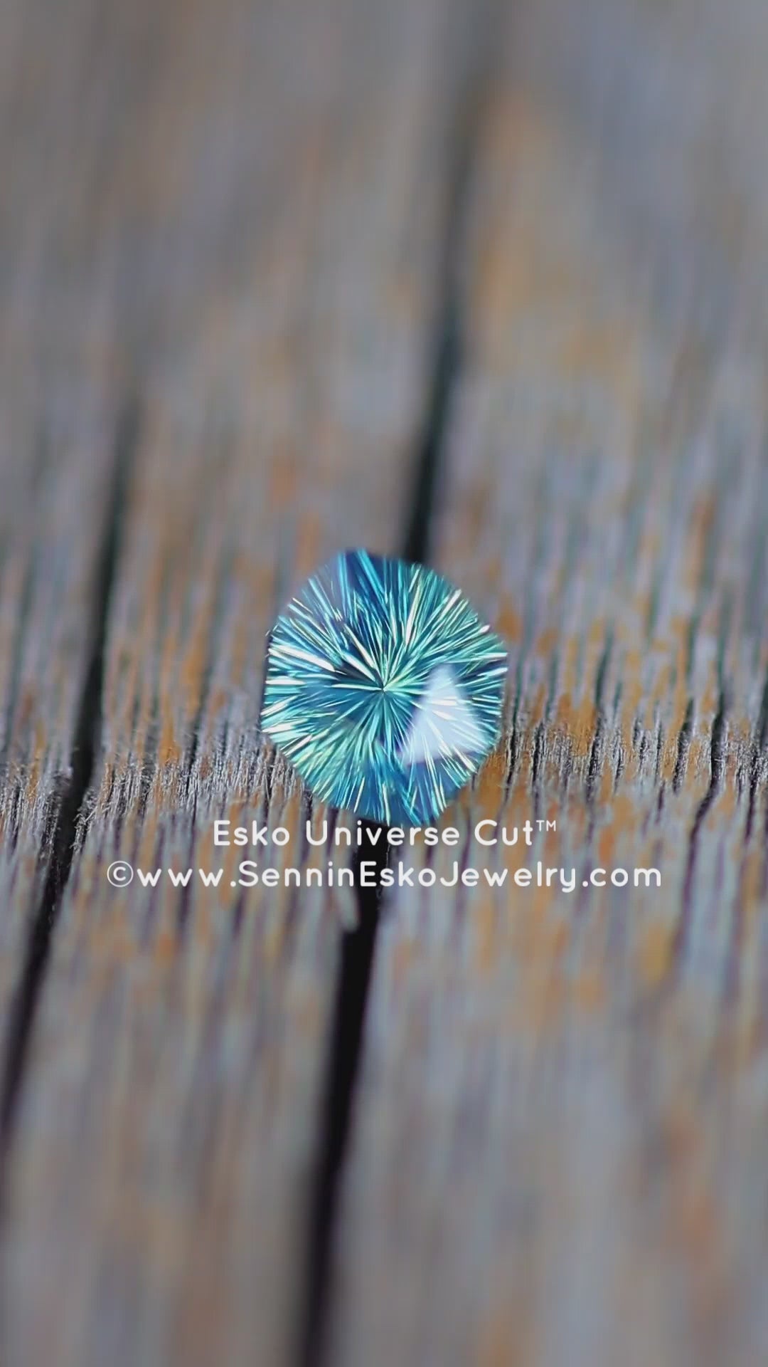 1.3 Carat Parti Sapphire Do-Decagon - 7.5x6.8mm - Esko Universe Cut ™