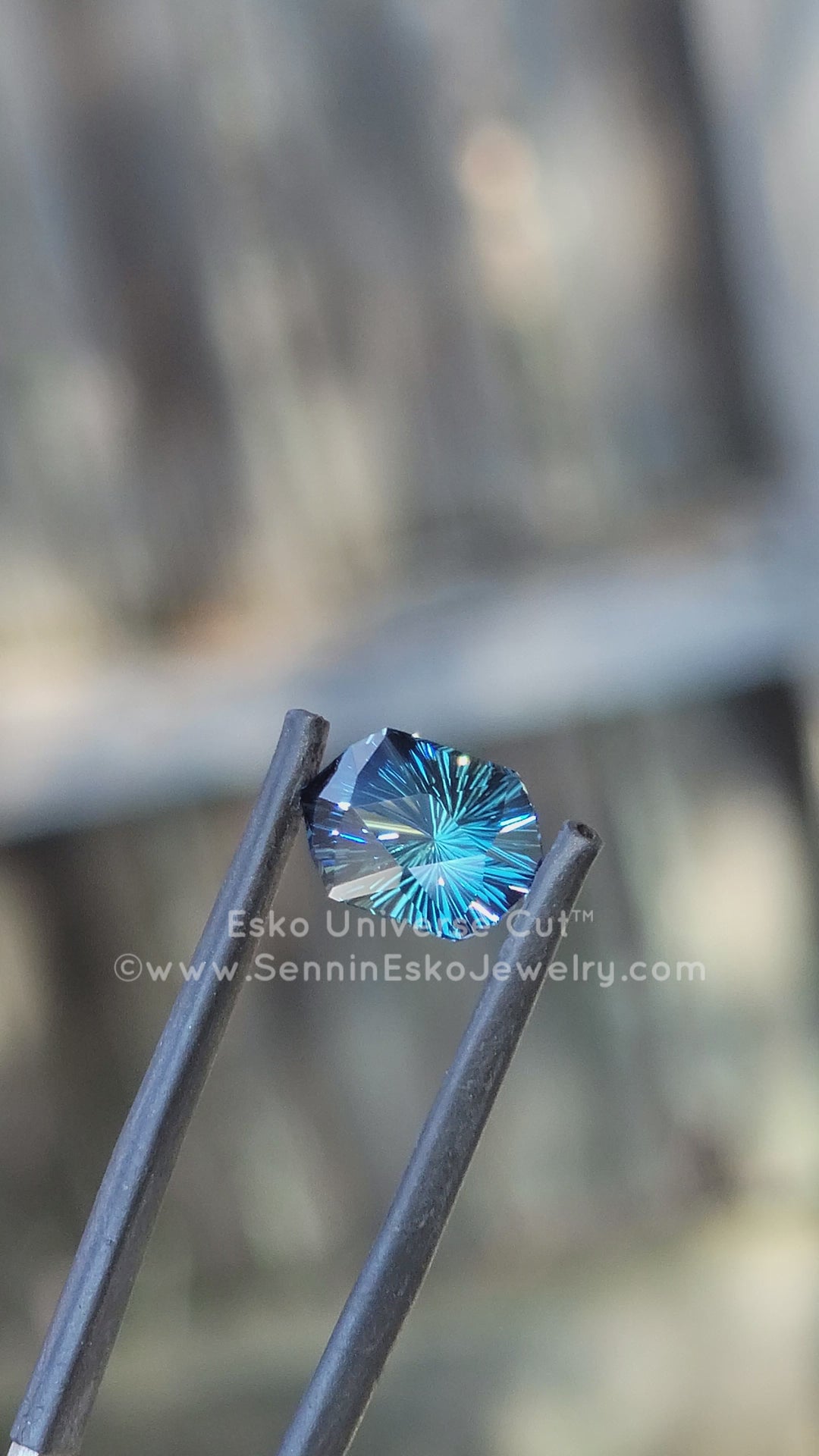 3.6 Carat Parti Sapphire Hexagonal Cushion - 6.1x4.2mm - Esko Universe Cut ™