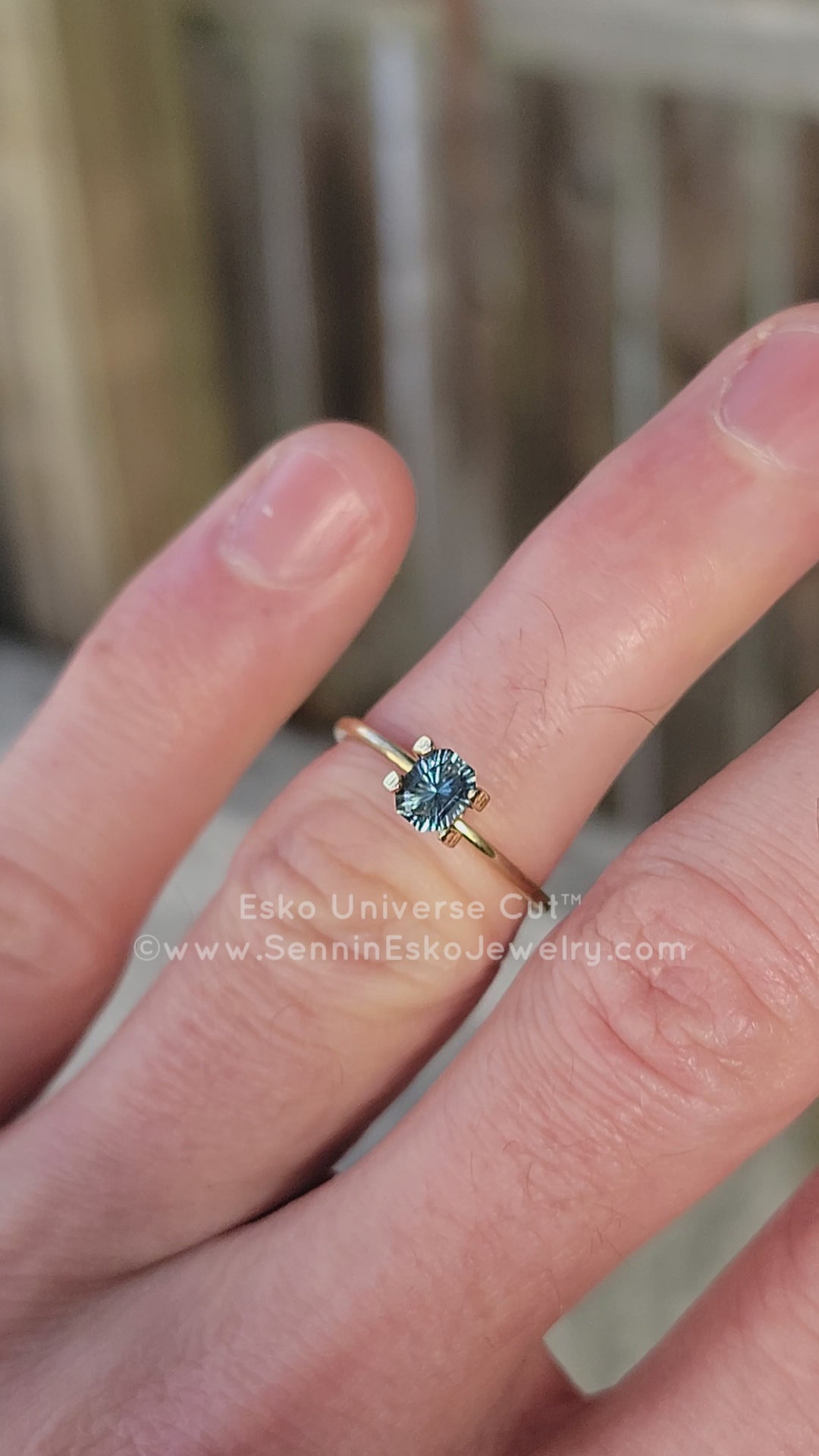 0.74 Carat Blue Sapphire Octagon - 5.5x4.4mm - Esko Universe Cut ™