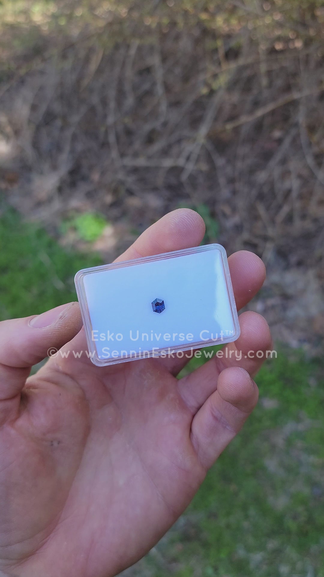 0.7 Carat Blue Sapphire Hexagon - 5.9x4.6mm - Esko Universe Cut ™