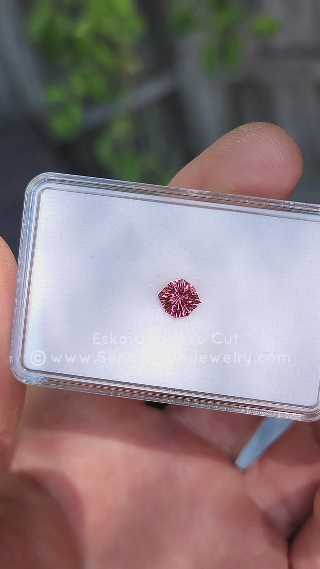 1.1 Carat Pink Toumaline Octagon - 7.5x6.9mm - Esko Universe Cut ™