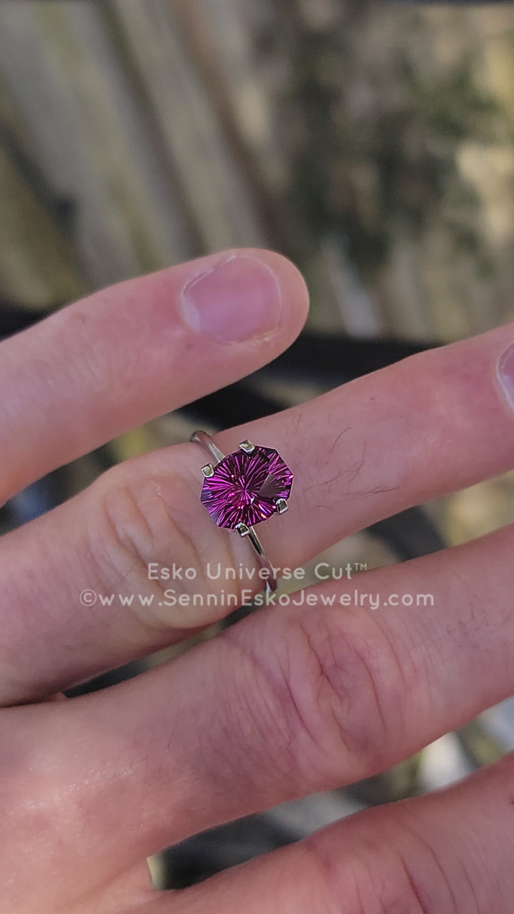 3.3 Carat Garnet Octagonal Cushion - 9.1x7.6mm - Esko Universe Cut ™