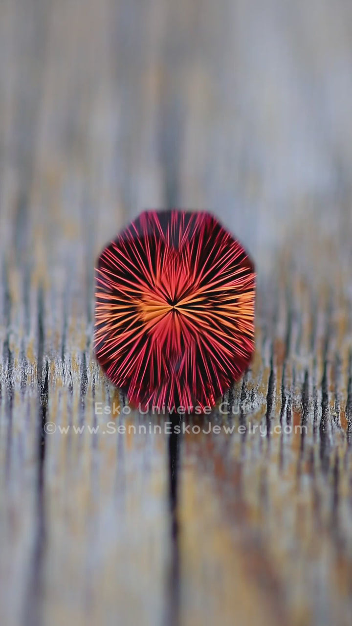 5.8 Carat Rubellite Tourmaline Rectangular Octagon - 11.9x9.4mm - Esko Universe Cut ™