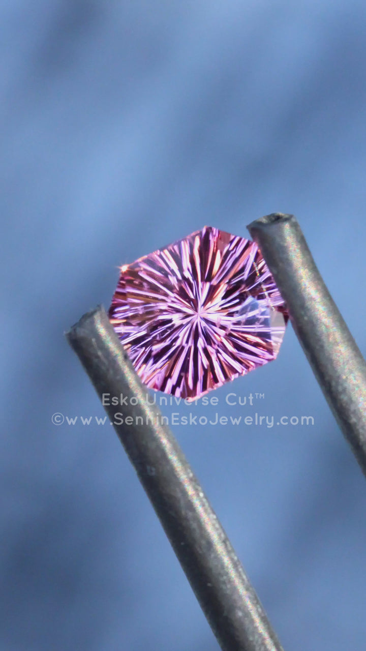 1.1 Carat Pink Tourmaline Octagon - 6.2x5.7mm - Esko Universe Cut ™